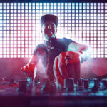 Playing DJ in party